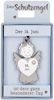Depesche porte-clés ange gardien 14 juin porte-bonheur cadeau