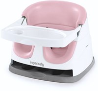 Ingenuity siège bébé 2-en-1 rehausseur Peony blanc rose confortable-2