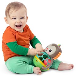 Oball jouet sensoriel - Singe Grab & Giggle avec lumières et sons