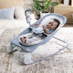 Ingenuity siège bébé Happy Belly Rock-to-Bounce massage multicolore