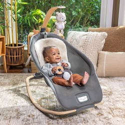 Ingenuity siège à bascule bébé Every Season Wesley avec jouets en bois