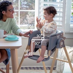 Ingenuity chaise haute deluxe 7-en-1 multicolore - siège repas bébé réglable