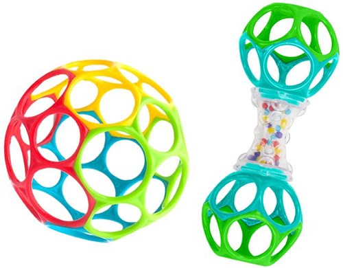Oball coffret cadeau jouet Grasp the Day Gift Set - jouets bébé multicolores-2
