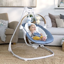 Ingenuity balançoire bébé SimpleComfort Compact - Multicolore - confort & musique