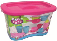 Androni Giocattoli vaisselle jouet en boîte de rangement - vaisselle colorée pour enfants-3
