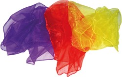 Eduplay lot de 3 foulards de jonglage - jouet textile coloré