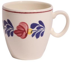 Boerenbont minimug vaisselle Pompei lot de 6 tasses colorées 23cl