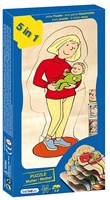 Beleduc puzzle en bois grossesse jouet éducatif 27 pièces