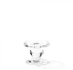 Ambiente bougeoir décoration en verre Ø 9 - h 7 cm lumière d'ambiance