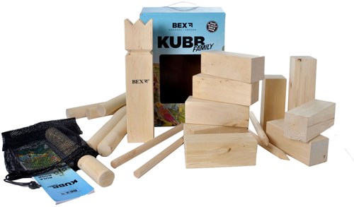 Jeu en bois Bex kubb en boîte basic 511014-2