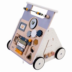Chariot de marche en bois jouet Jack & Jacky multicolore pour tout-petits