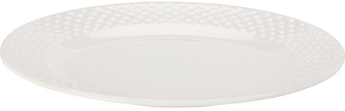 Bord melamine Ø21cm wit