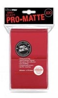 Ultra Pro protège-cartes Pro-Matte rouge 100 pièces - protection cartes-2