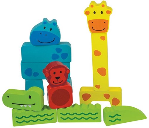 Beleduc puzzle animaux jouet en bois éducatif multicolore-2