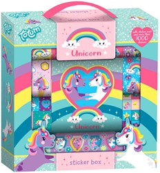 Boîte d'autocollants Totum Licorne 1000+