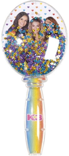 Brosse à cheveux K3 pailletée 830257-2