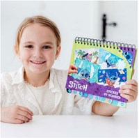 van der Meulen Livre de puzzles autocollants Disney Stitch jouet éducatif 3+-3