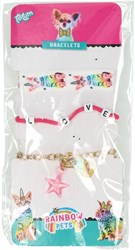 Creative Craft Group ensemble de bracelets pour enfants - Bijoux Rainbow Pets
