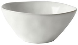 Bol organic blanc 11,5x5cm vaisselle en grès fait main set de 4