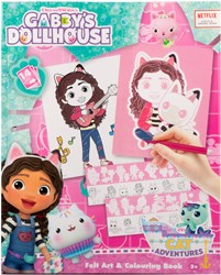 Canenco Gabby's Dollhouse livre de coloriage art feutre pour enfants et créativité
