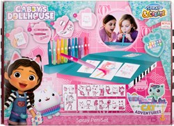 Canenco Gabby's Dollhouse Set Deluxe de Stylos Pulvérisateurs coloriage créatif