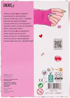 Create it! Faux ongles Maxi Set autocollants 96 pièces design coloré-3