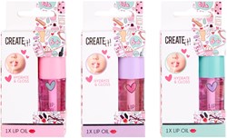 Create it! huile à lèvres multicolore soin des lèvres pour filles