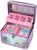 Canenco mallette de maquillage Lulu Blush transparente pour enfants-2