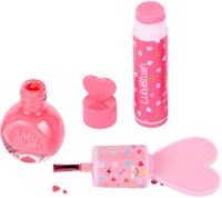 Canenco mallette de maquillage Lulu Blush transparente pour enfants-3