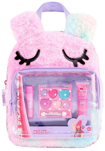 Canenco set de maquillage pour enfants dans un sac à dos peluche - jouet beauté-2