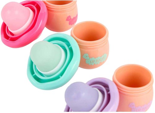 Canenco baume à lèvres jouet set champignon 3 pièces pour enfants-3