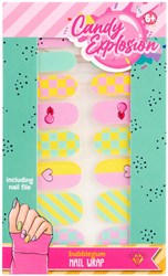 Canenco autocollants ongles artificiels jouet Candy pour enfants dès 6 ans