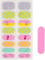Canenco autocollants ongles artificiels jouet Candy pour enfants dès 6 ans-2