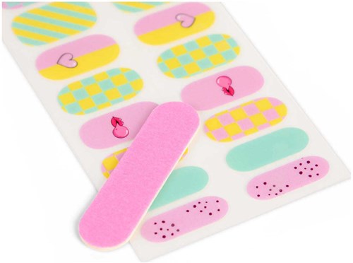 Canenco autocollants ongles artificiels jouet Candy pour enfants dès 6 ans-3