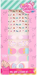 Canenco set de jouets stickers à ongles Create It! Candy Explosion pour enfants