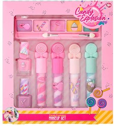 Coffret maquillage enfant Canenco thème bonbons et couleurs vives
