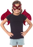Little Adventures jouet dragon ailes rouges et masque pour enfants