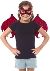 Little Adventures jouet dragon ailes rouges et masque pour enfants