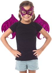 Little Adventures Ailes de dragon magenta & masque déguisement pour enfants