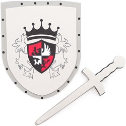 Little Adventures ensemble épée et bouclier jouet rouge pour enfants
