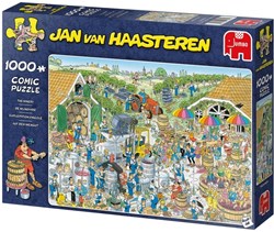 Jumbo puzzle Jan van Haasteren La Cave à Vin - 1000 pièces dessin animé