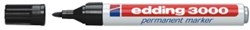 Edding 10 Edding 3000 marqueurs permanents noirs