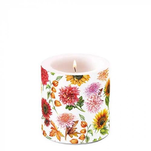 Ambiente petite bougie Autumn blooming bougie décorative automne