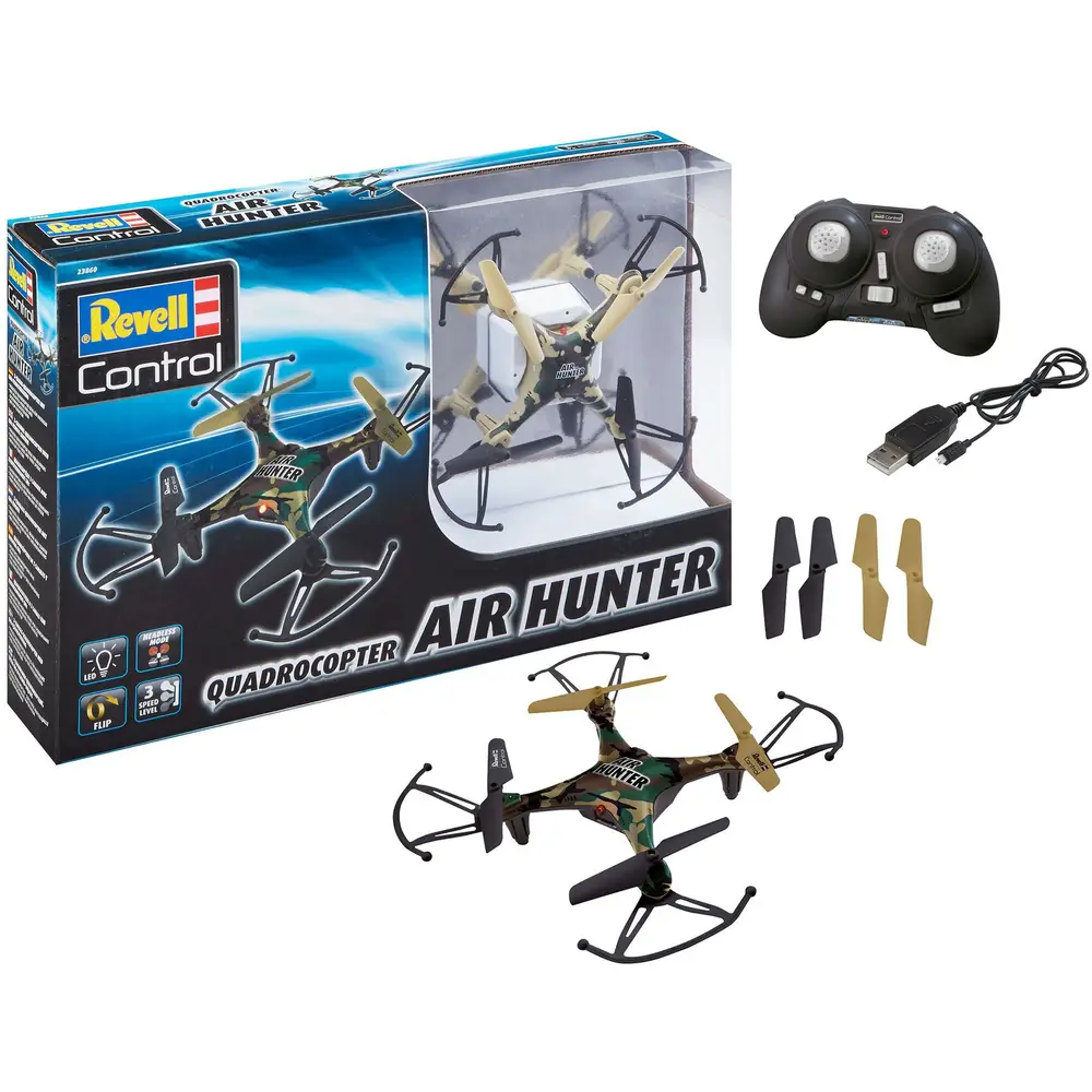 Revell drone quadricoptère RC Air Hunter camouflage 3 vitesses