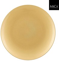 MiCa plateau décoratif plastique recyclé or design durable 40cm