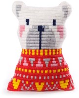 Sozo kit créatif coussin ours en peluche - jouet créatif pour enfants