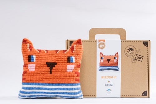 Sozo kit créatif coussin Chat avec t-shirt rayé - jouet créatif-2