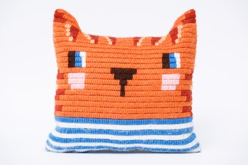 Sozo kit créatif coussin Chat avec t-shirt rayé - jouet créatif