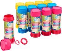 Edco set de bulles de savon jouet - 12 flacons de 50 ml - jeu en plein air
