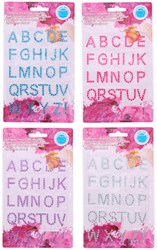 Alphabet strass autocollant loisirs créatifs set 27 pièces décoration